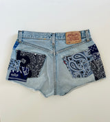 ONE OF A KIND DENIM SHORTS - SIZE 36
