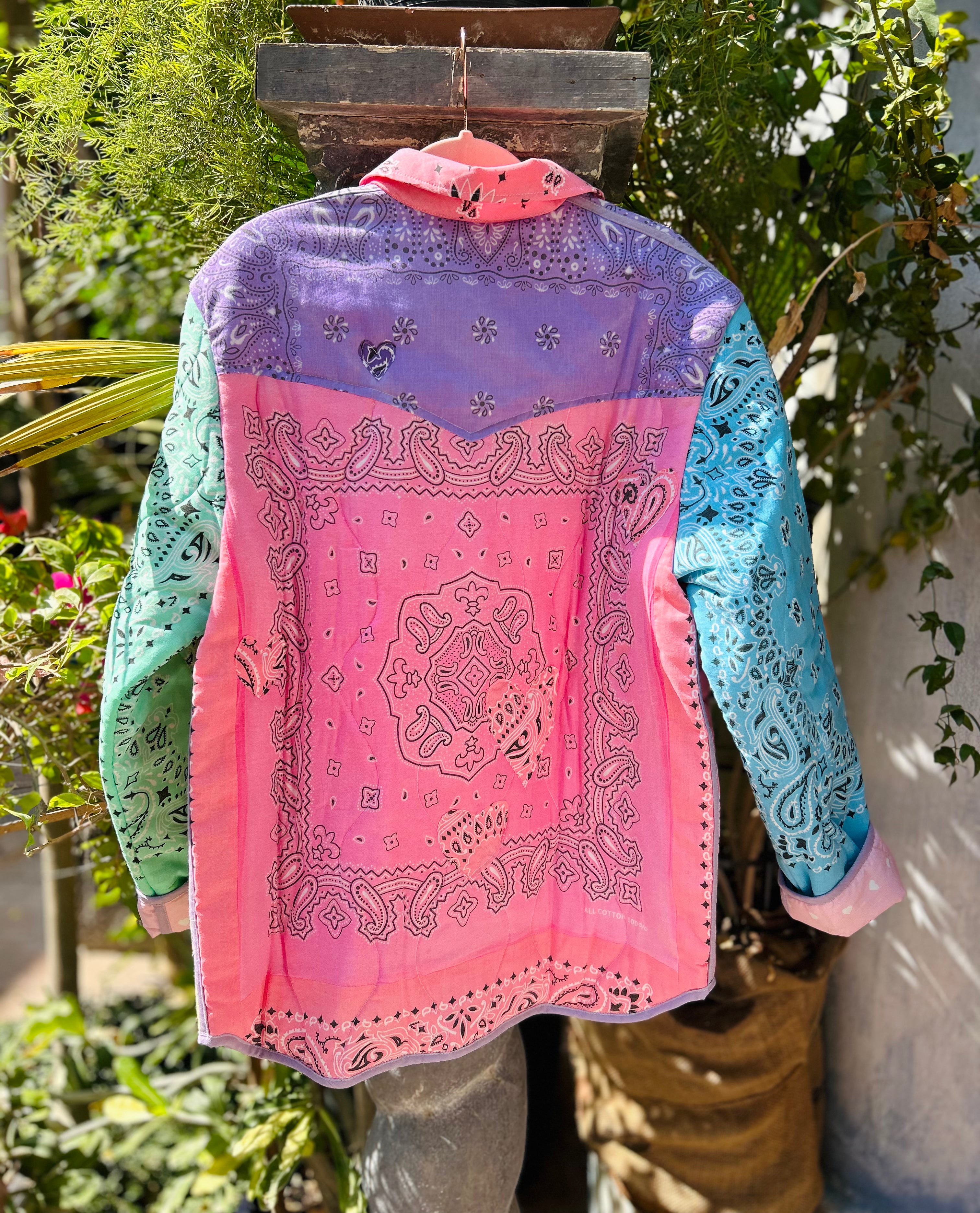 QUILTED BANDANA JACKET No 464-M/L