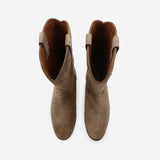 MIDNIGHT SUEDE SAFARI BOOTS