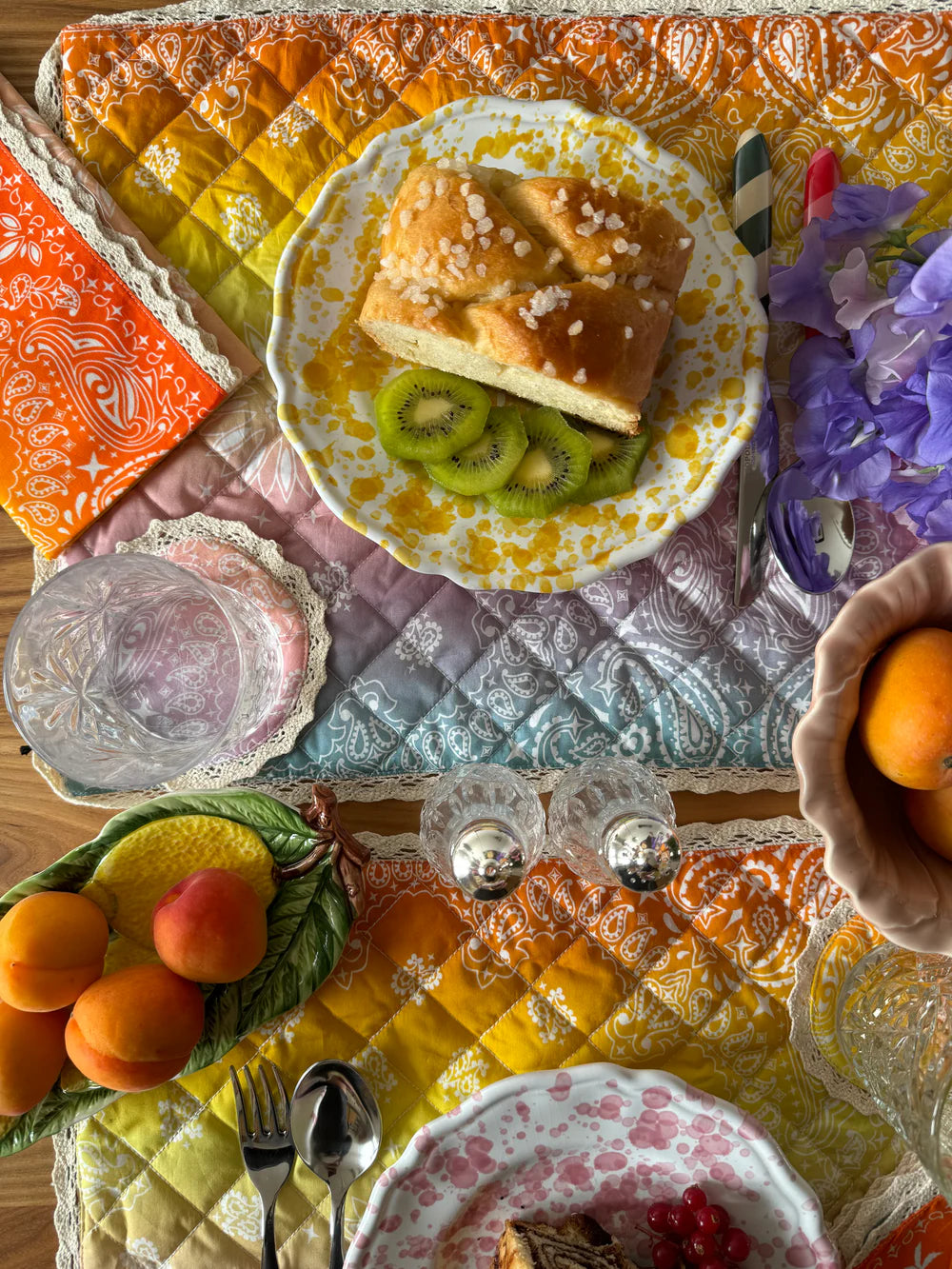 BANDANA PLACEMAT MULTI SET OF 2