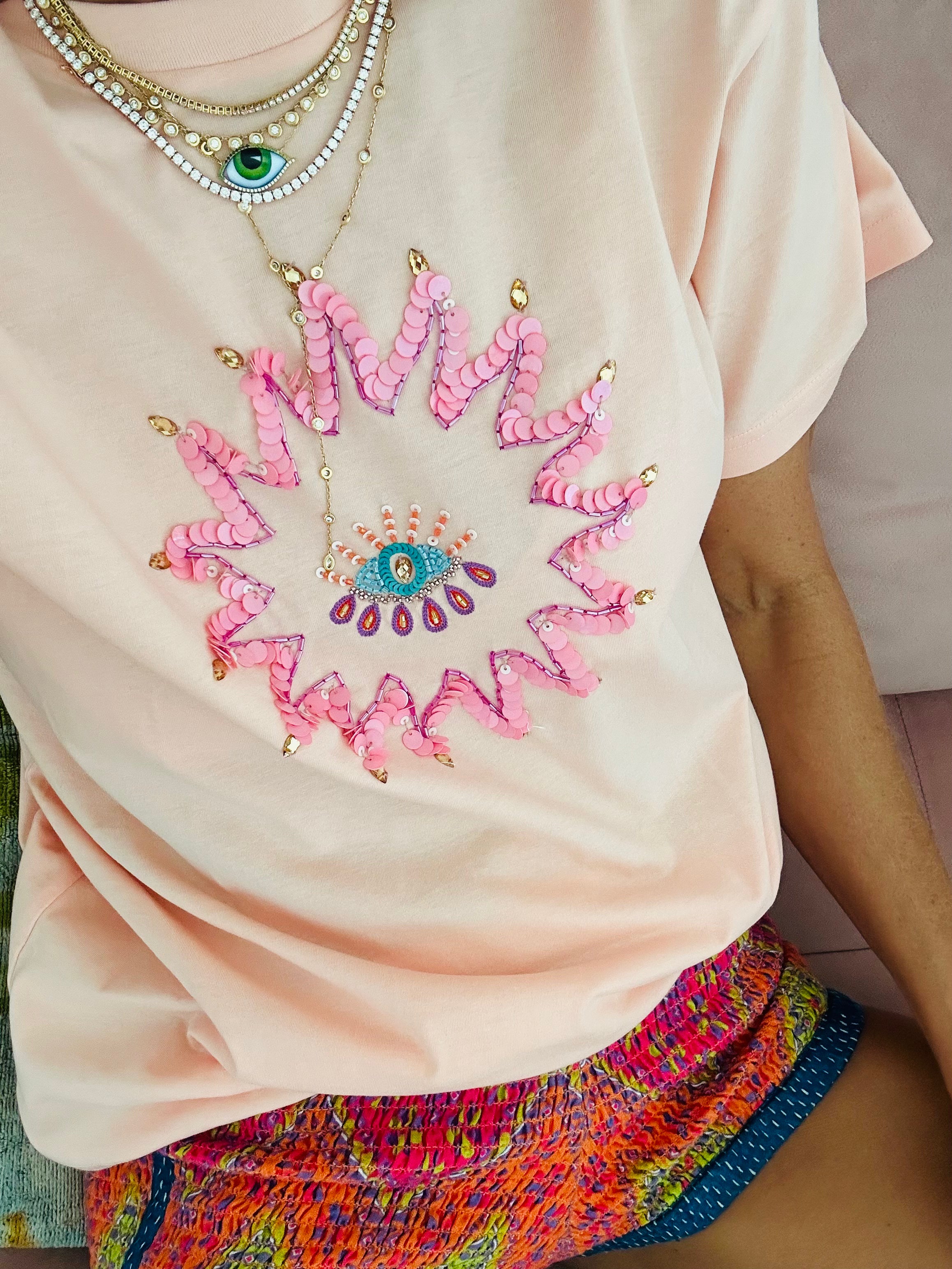 MIDNIGHT T-SHIRT LIGHT PINK