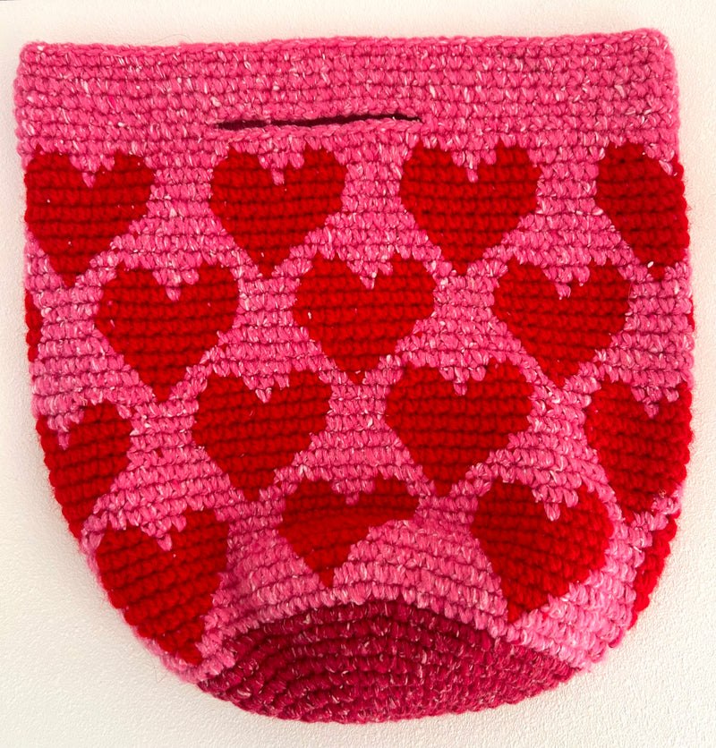 CORAZON BAG PINK RED