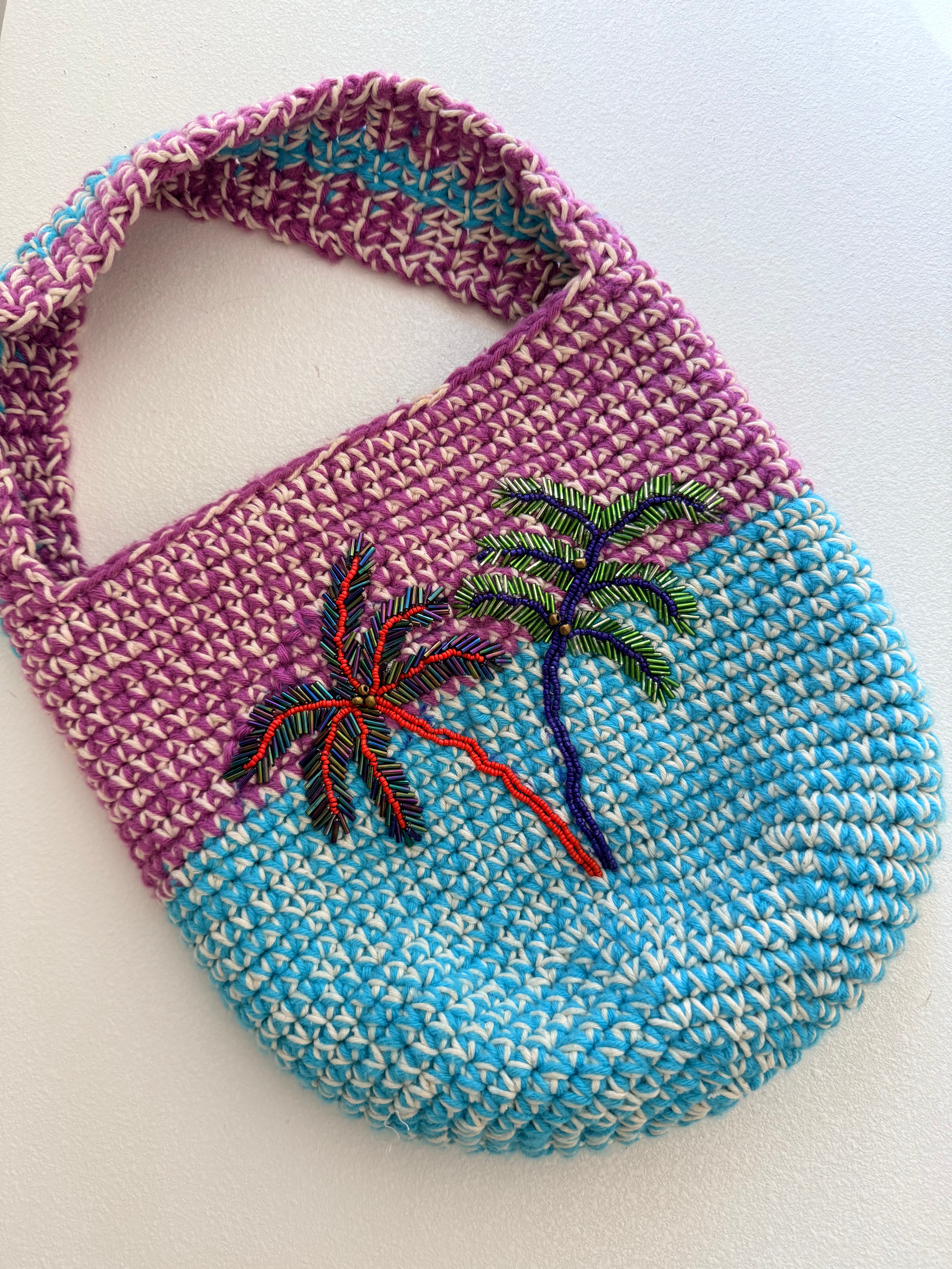 PALM AND PEARLS PURPLE