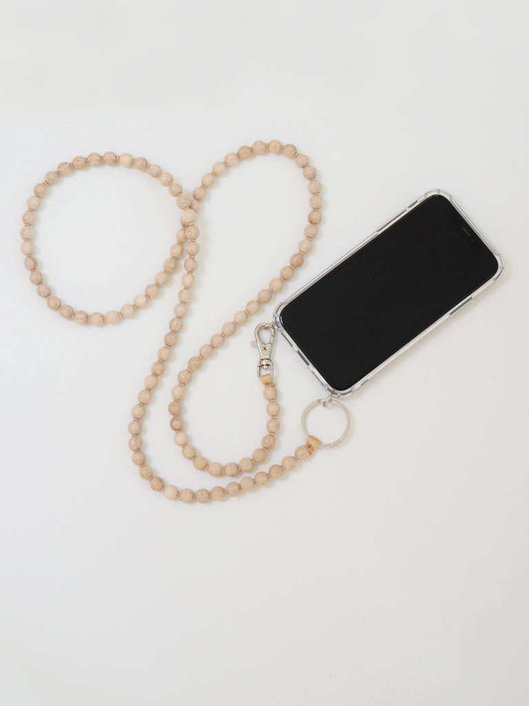 PHONE STRAP NATURAL BEIGE