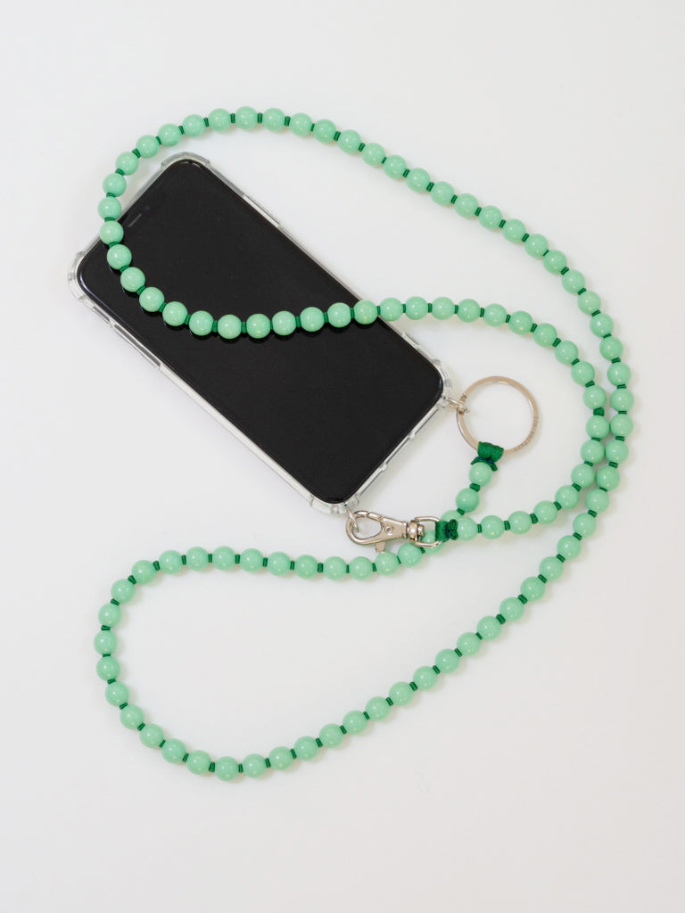 PHONE STRAP PASTEL GREEN -GREEN
