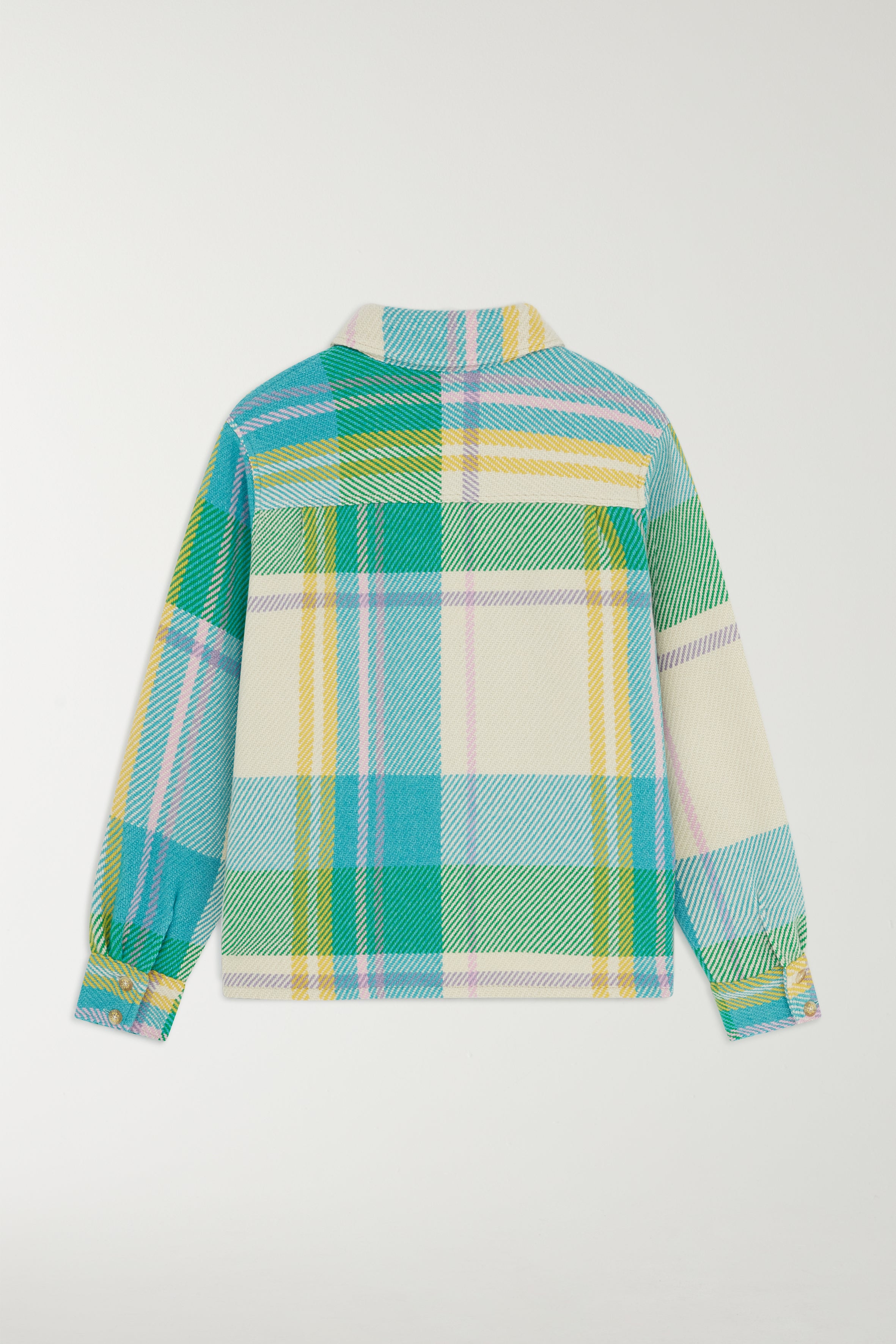 CHECK BLANKET OVERSHIRT