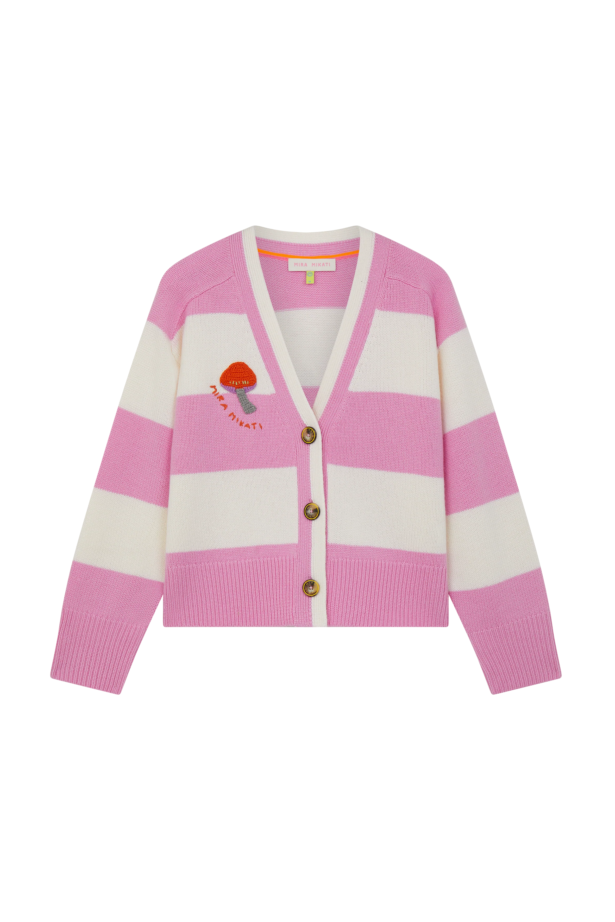 EMBOIRDERED MUSHROOM CARDIGAN