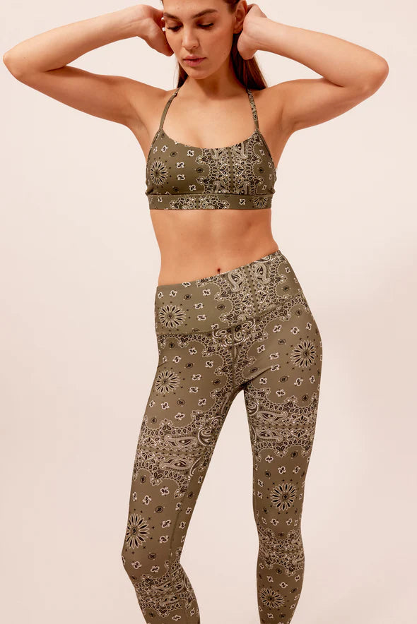 YOGA LEGGINGS KAKI BANDANA