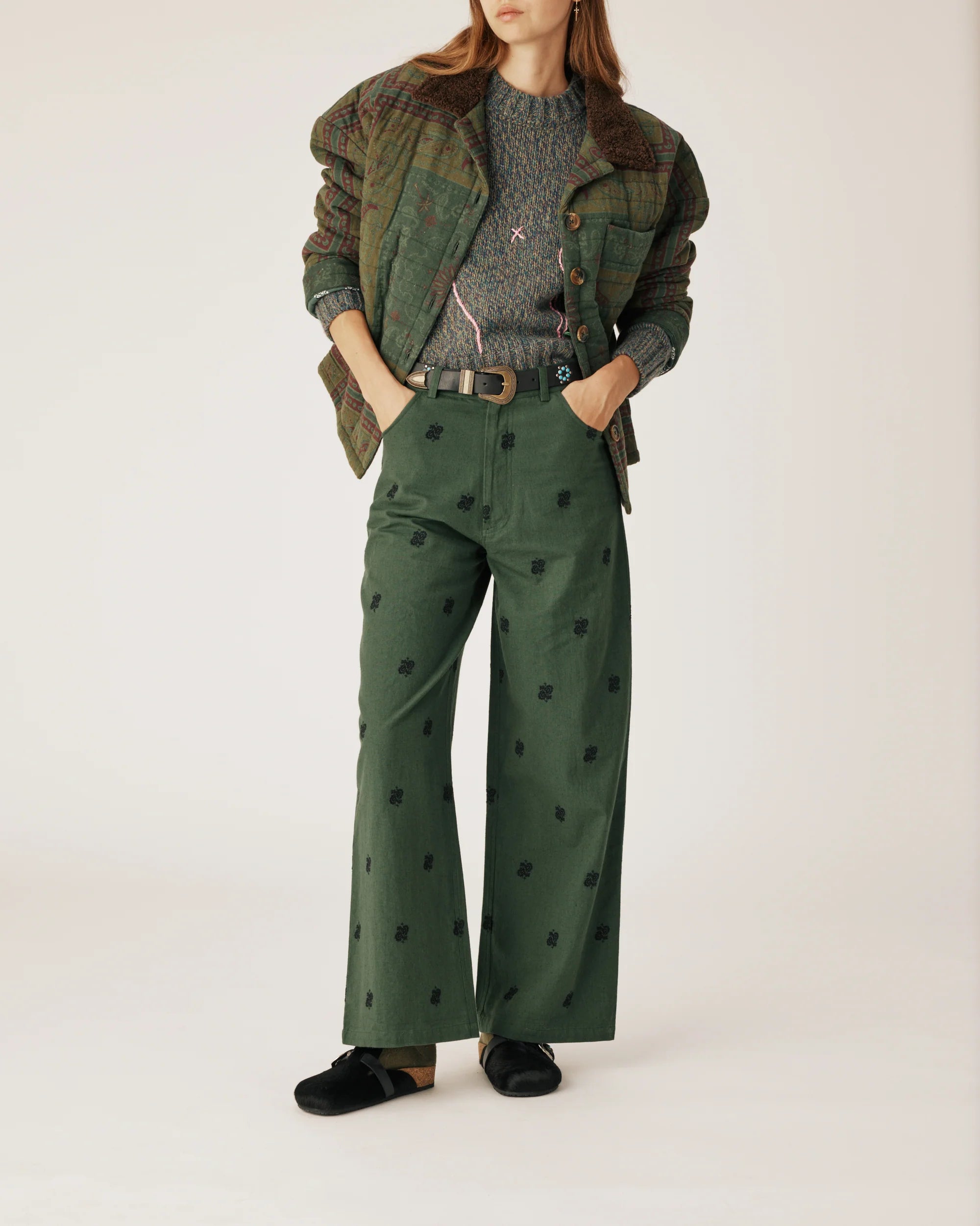 BOHO GREEN JACKET