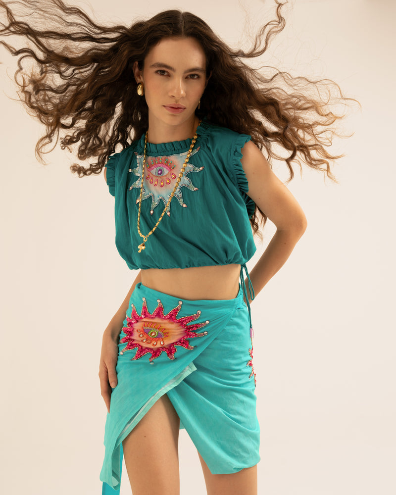 OCEAN MIRAGE PAREO SKIRT