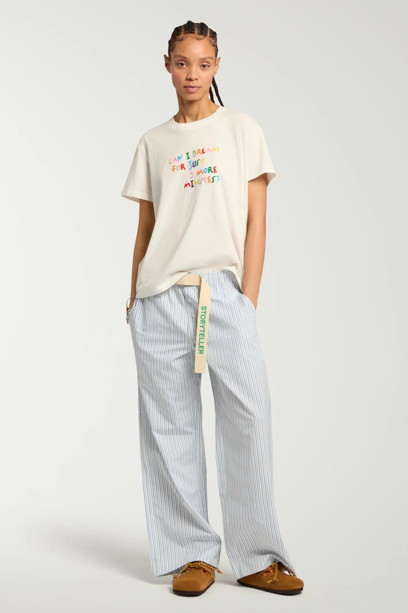 Can I Dream for five minutes embroidered Tee