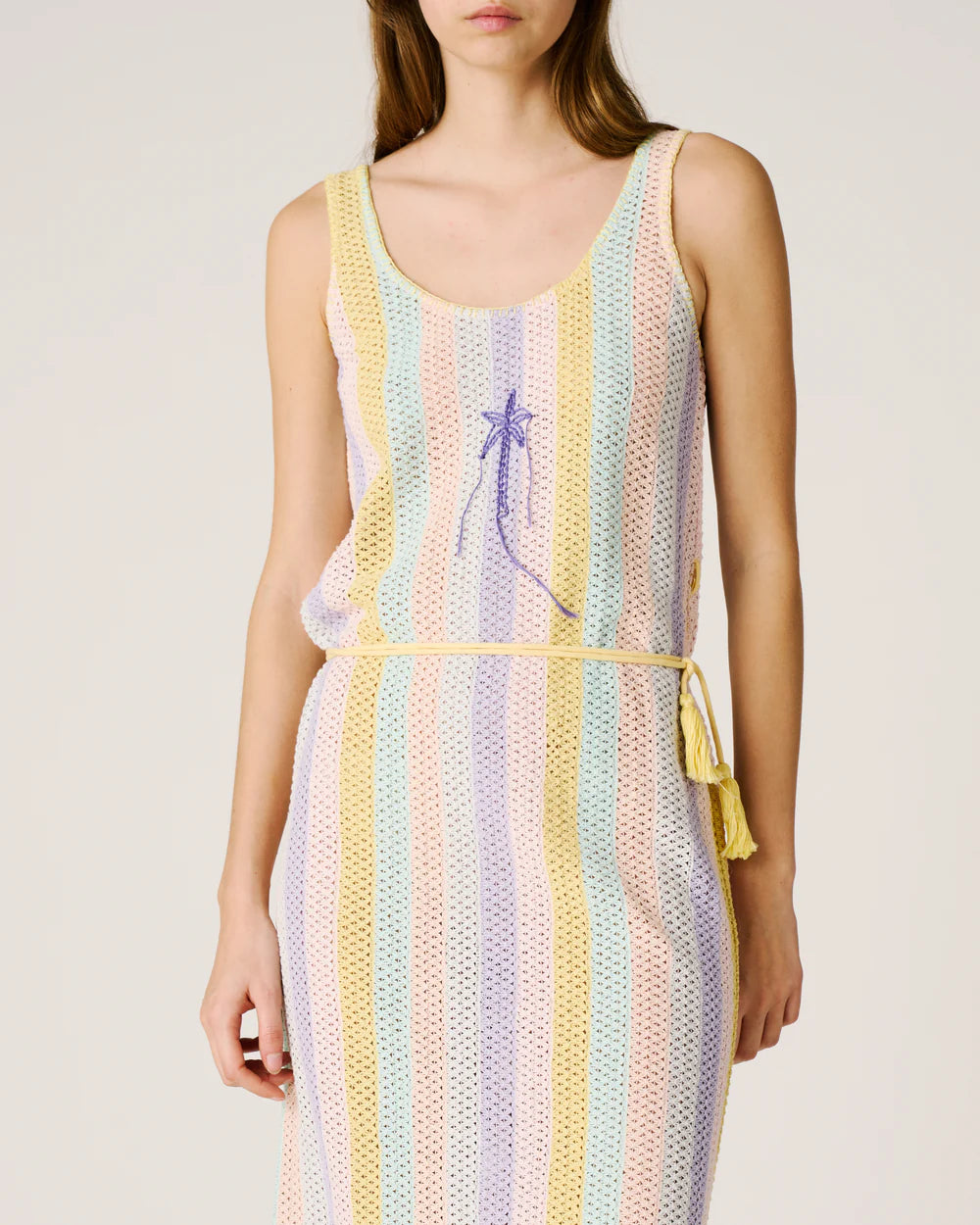 PASTEL CROCHET DRESS