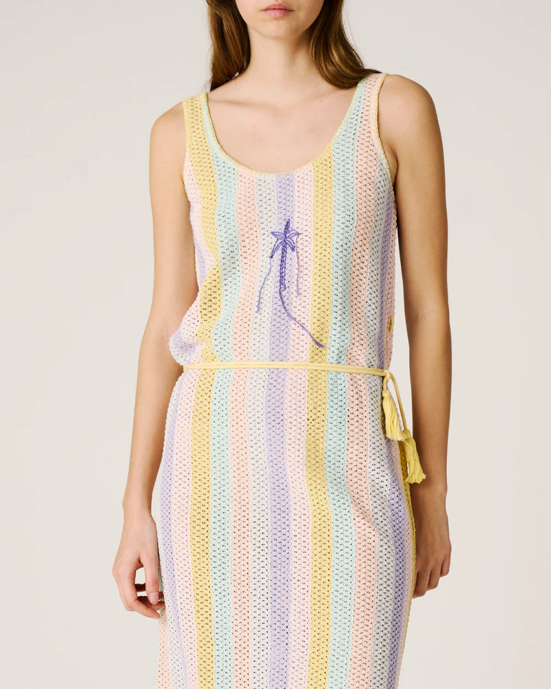 PASTEL CROCHET DRESS