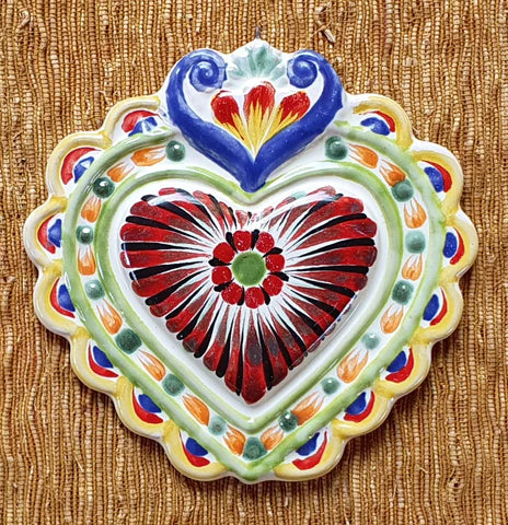 Love Heart Ornament- Multicolor