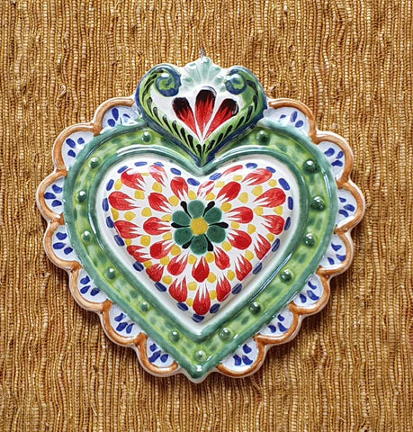 Love Heart Ornament- Multicolor