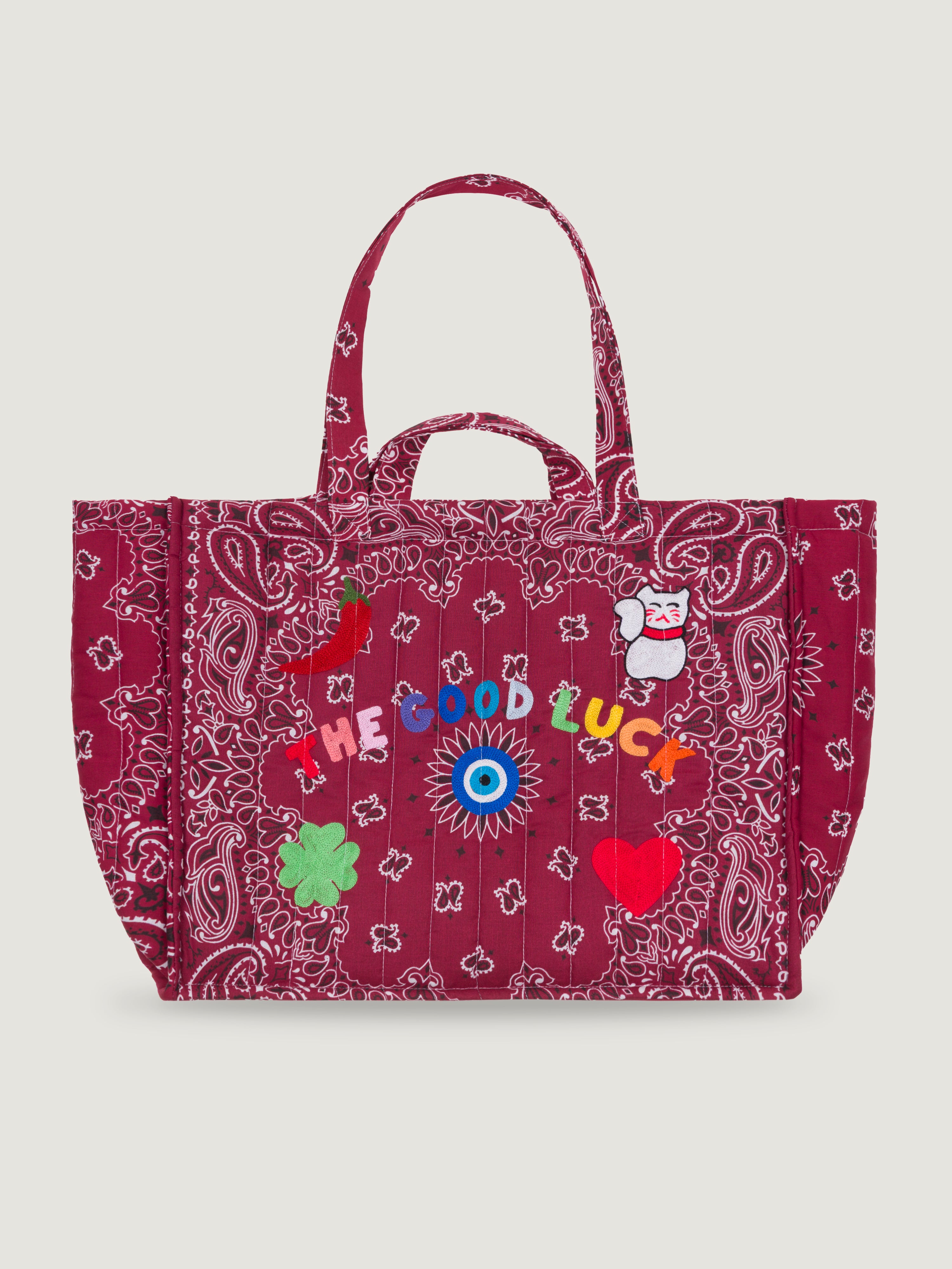 MAXI QUILTED - THE GOOD LUCK - BURGUNDY