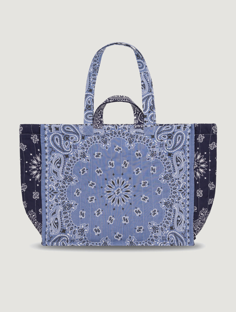 LOVE Quilted Medium cabas - Navy/Chambray