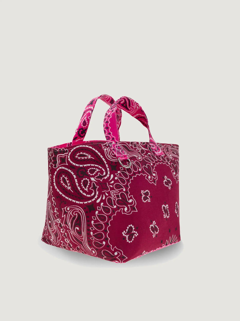 MINI BASKET - PINK/BURGUNDY