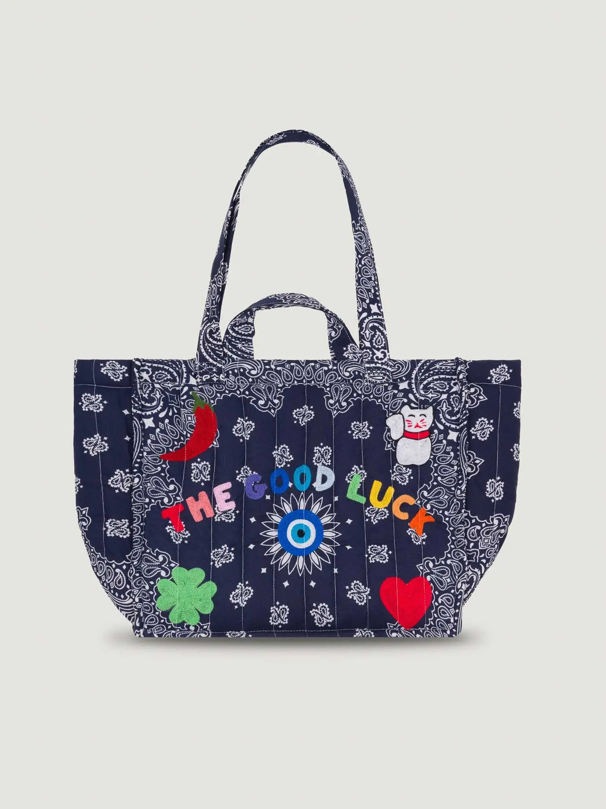 MEDIUM QUILTED - THE GOOD LUCK - ALL NAVY