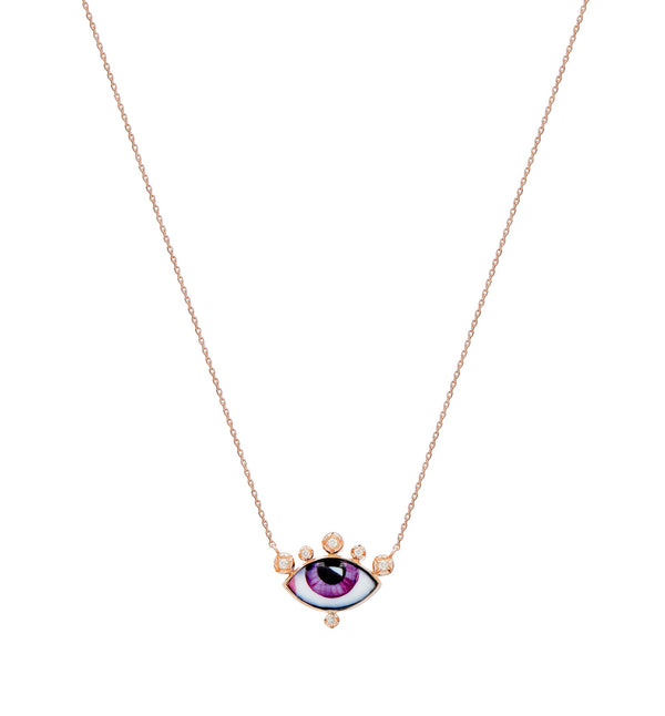 Russe Petit Mauve diamond necklace