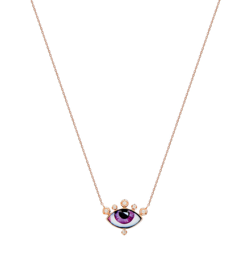 Russe Petit Mauve diamond necklace