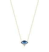 Petit Bleu diamond necklace