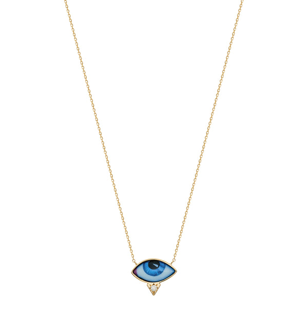 Petit Bleu diamond necklace