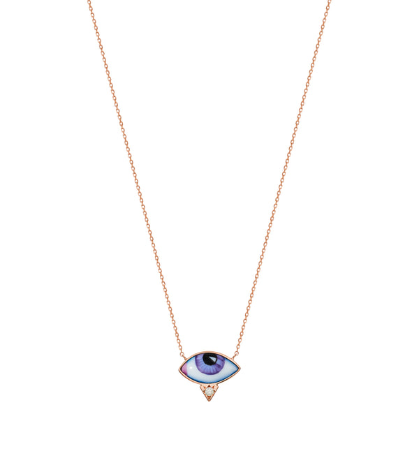 Petit Mauve diamond necklace