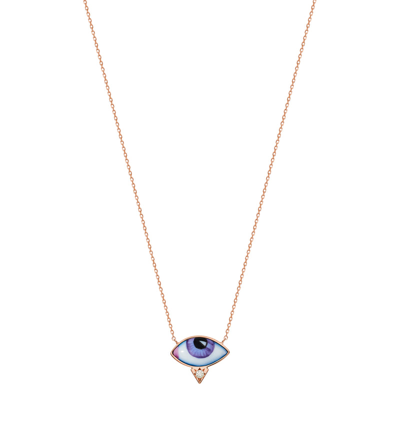 Petit Mauve diamond necklace