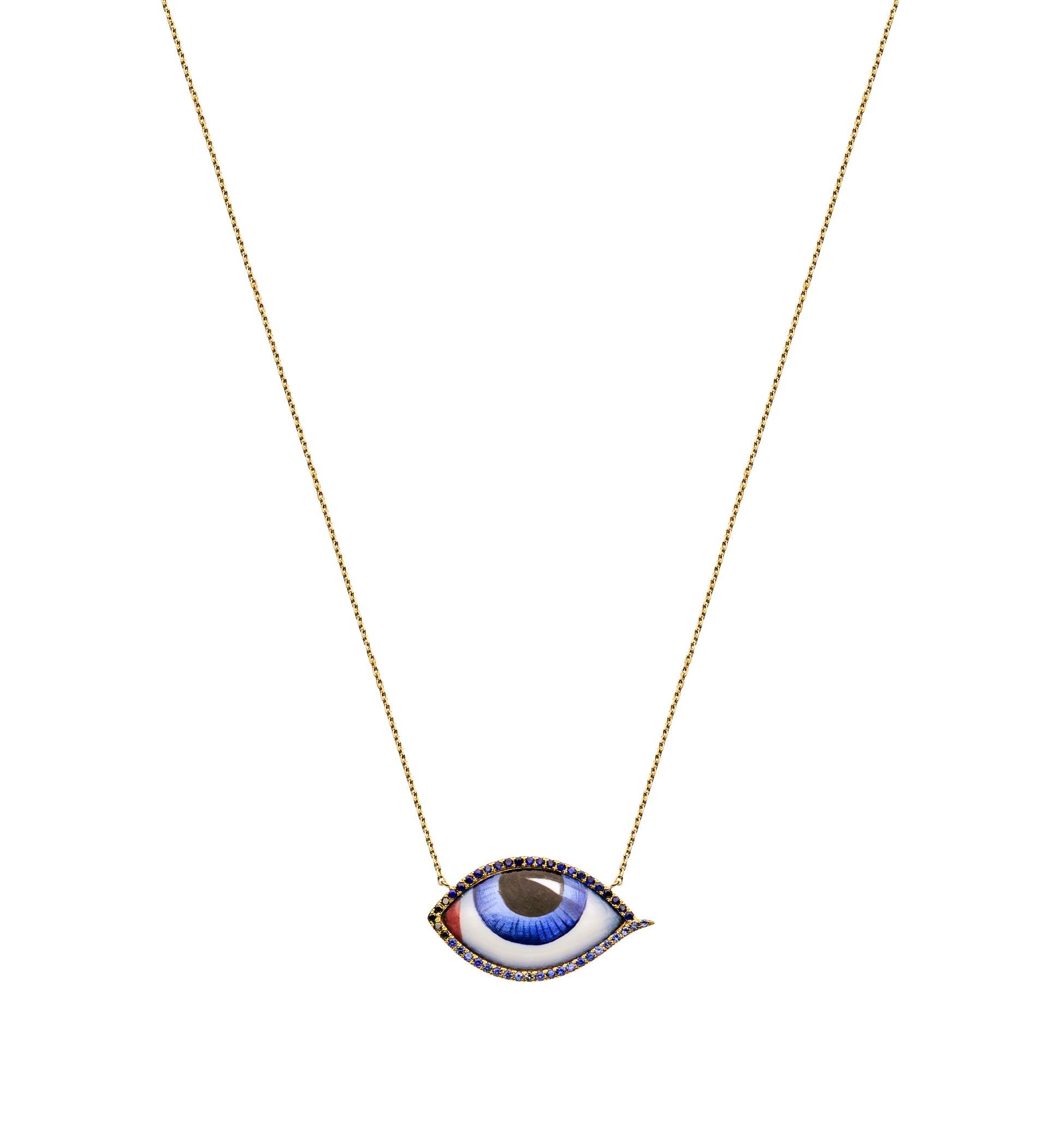 Grand Bleu diamond and sapphire necklace