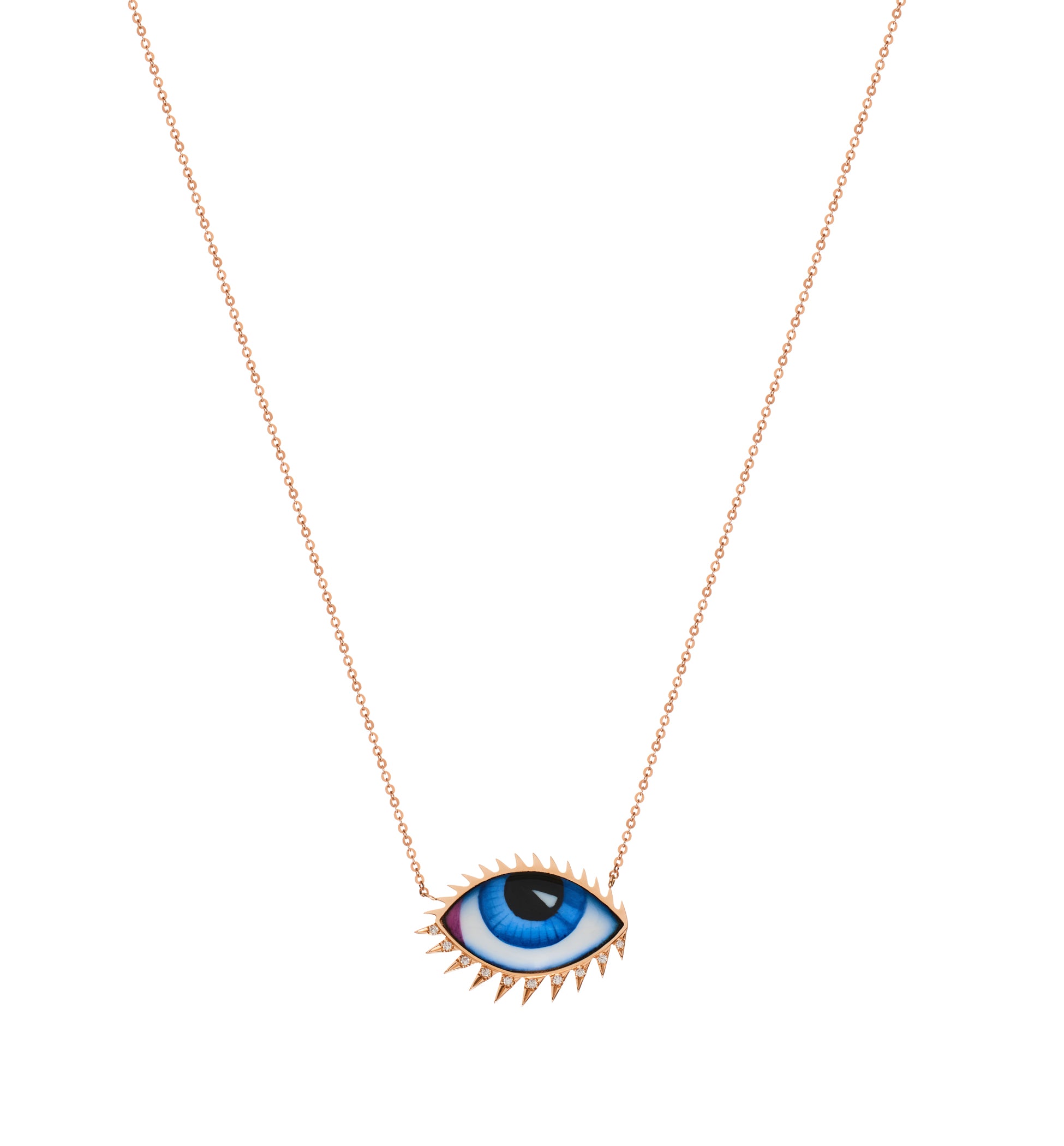 APOLLON13 GRAND BLEU DIAMOND NECKLACE