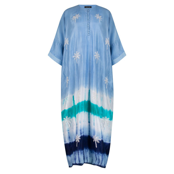 Sea blue kaftan