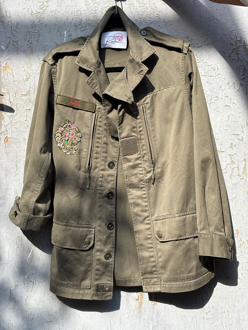 EMBROIDERED MILITARY VINTAGE JACKET
