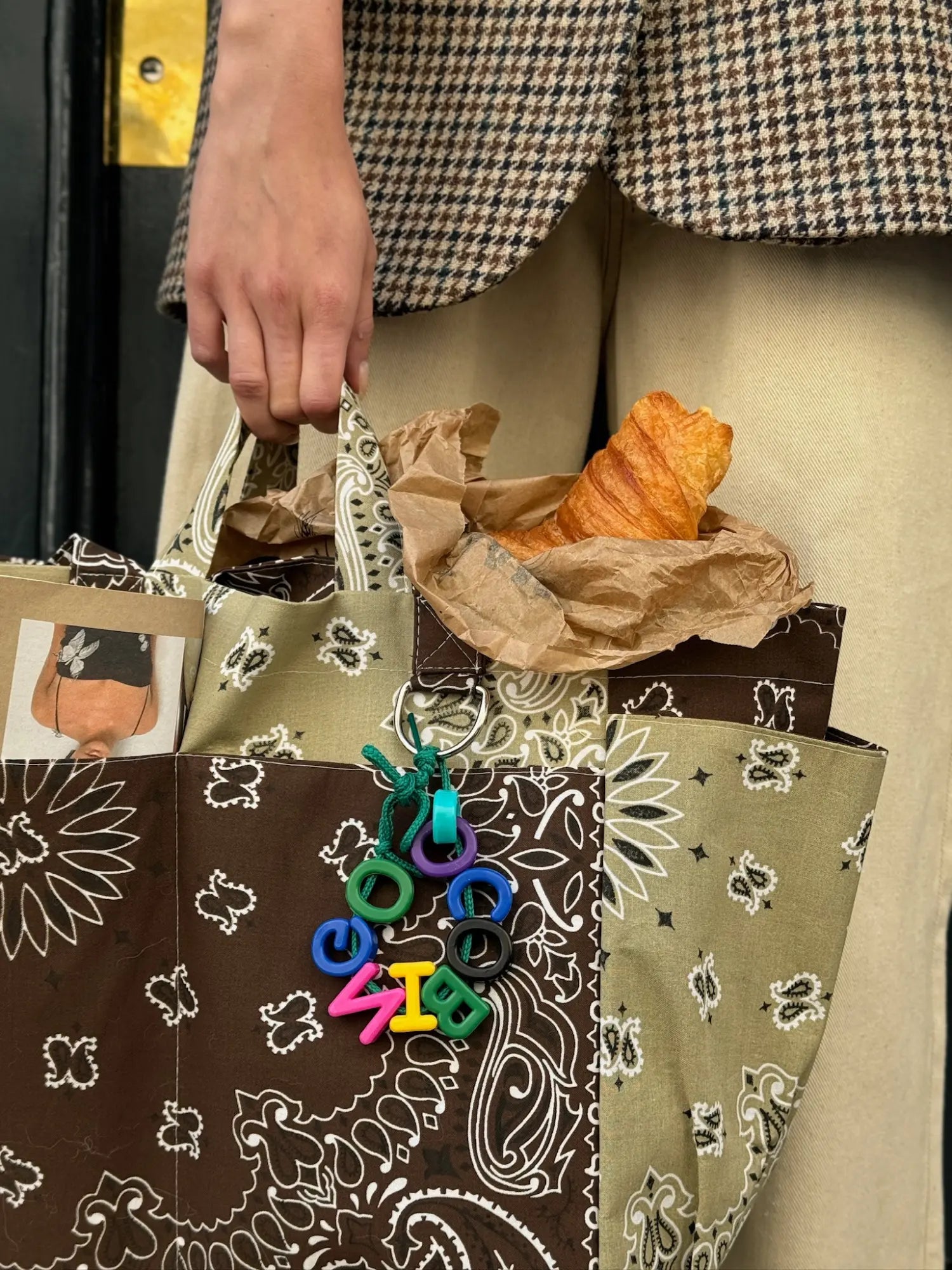 PICNIC BAG -BROWN/BEIGE