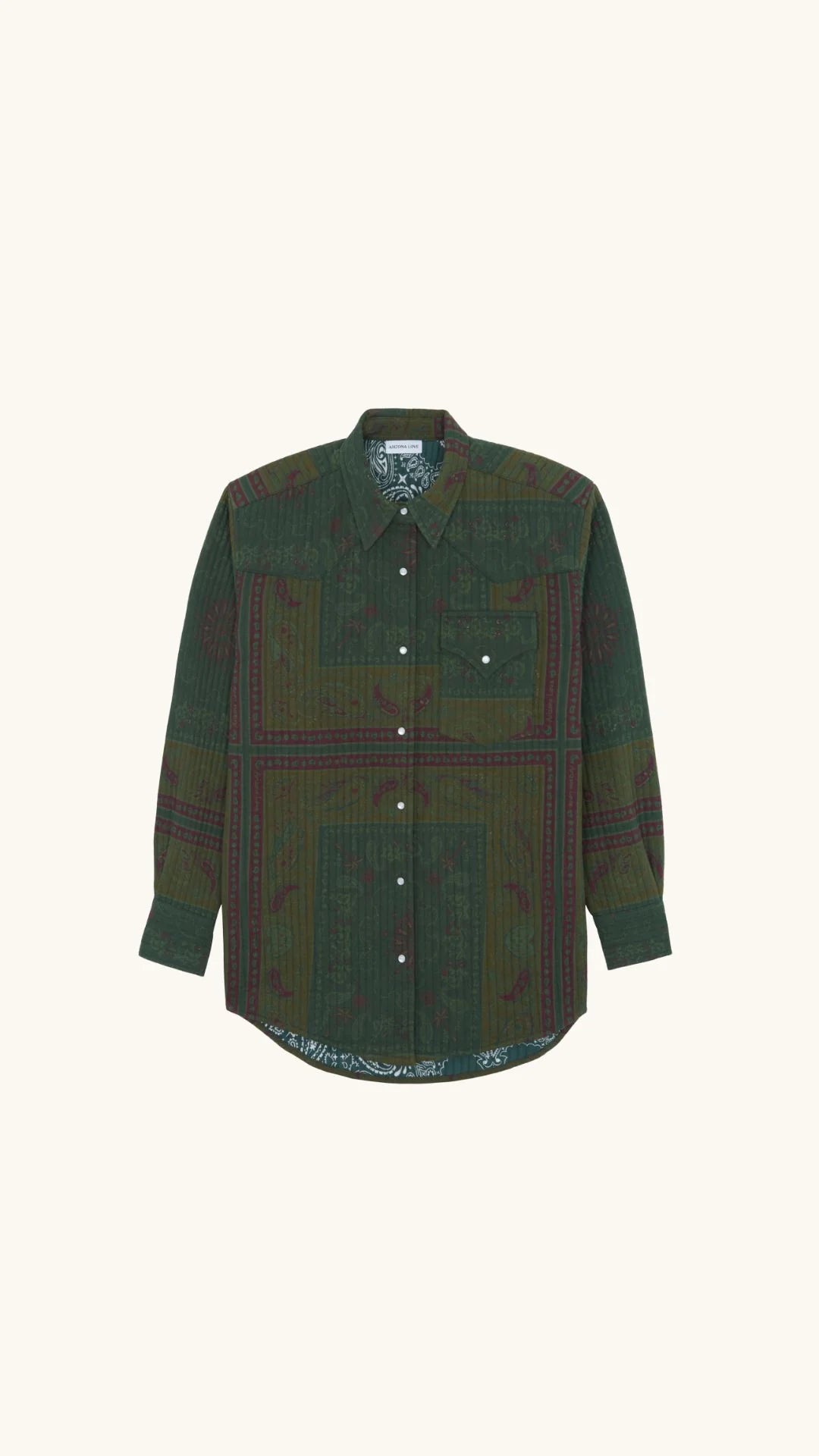 BOHO GREEN SHIRT