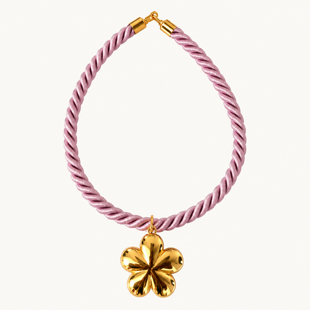 FLOWER CHARM NECKLACE