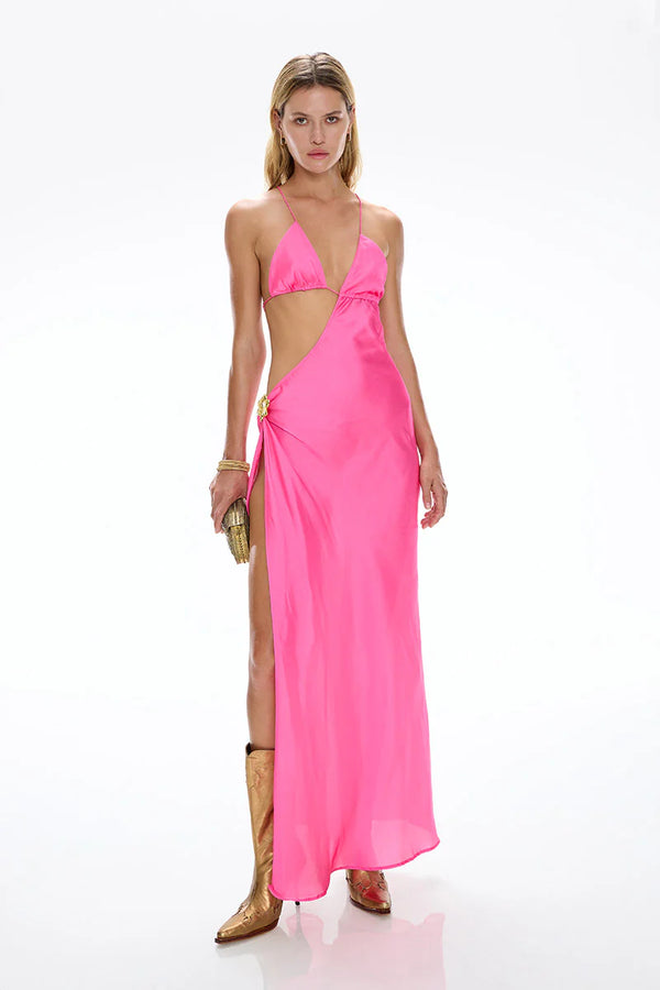 VILLA MAXI DRESS- BARBIE