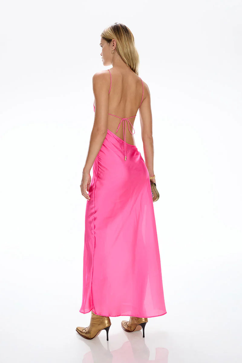 VILLA MAXI DRESS- BARBIE