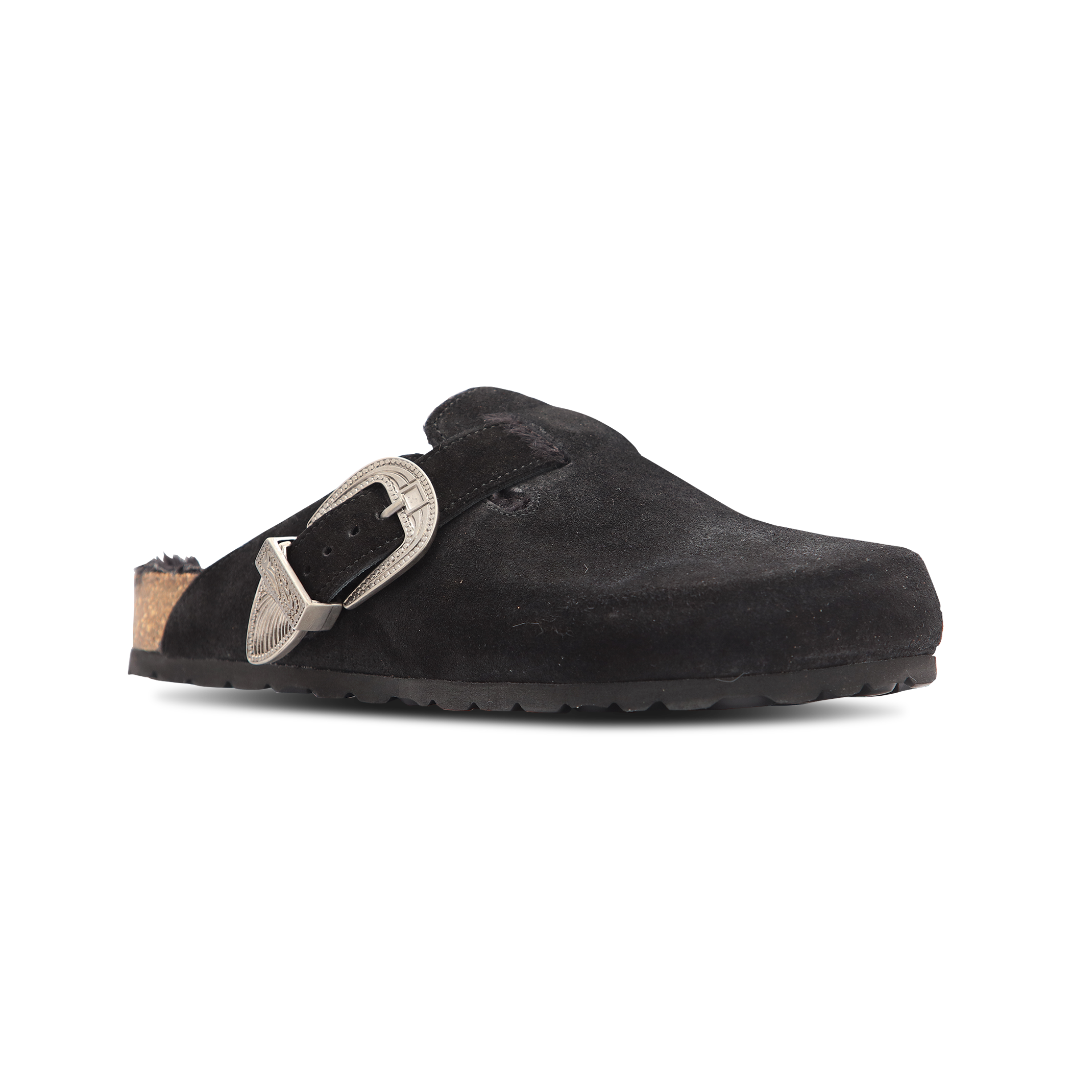 SABOT BLACK SUEDE