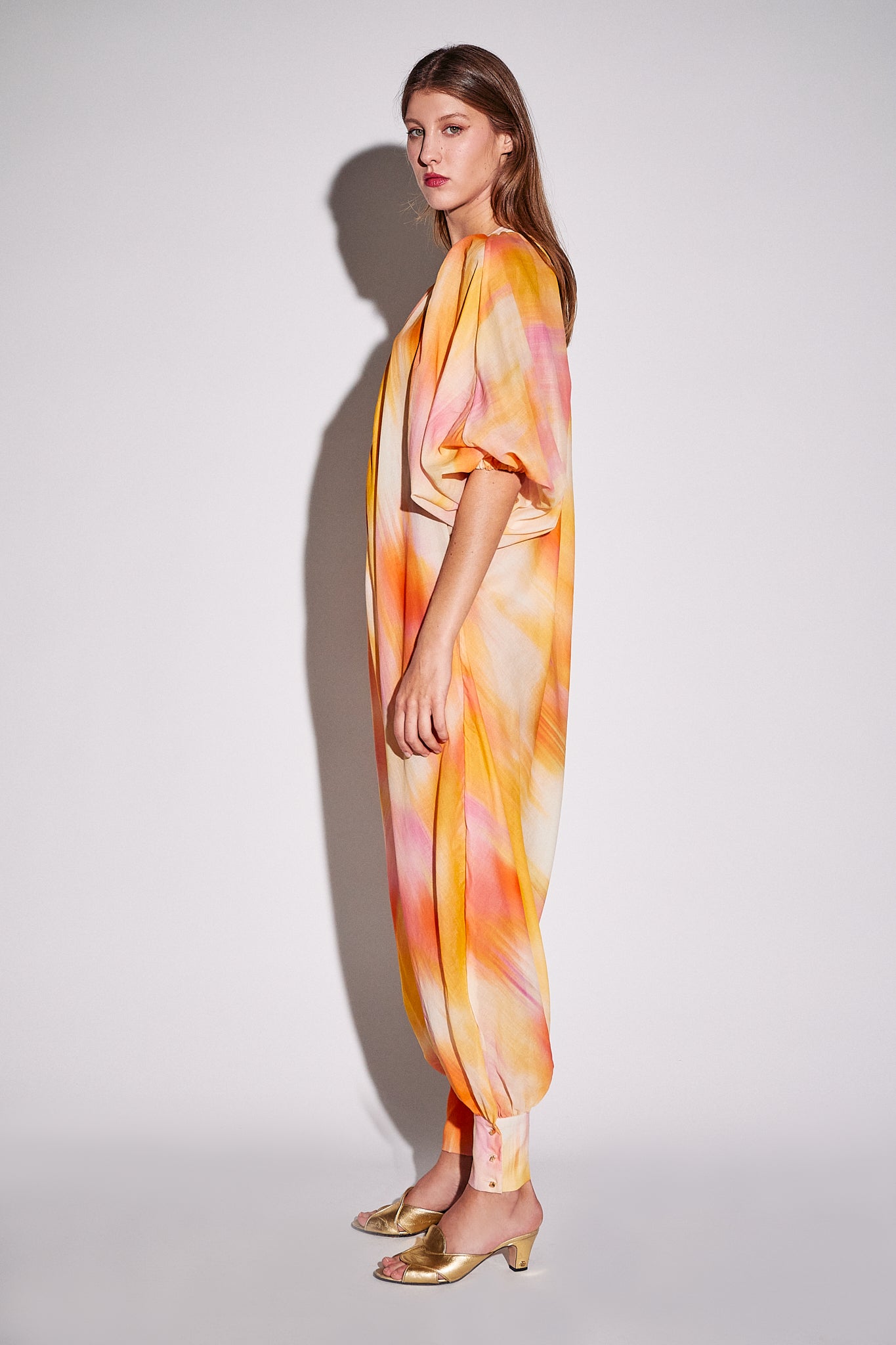 FARAH JUMPSUIT PEACH