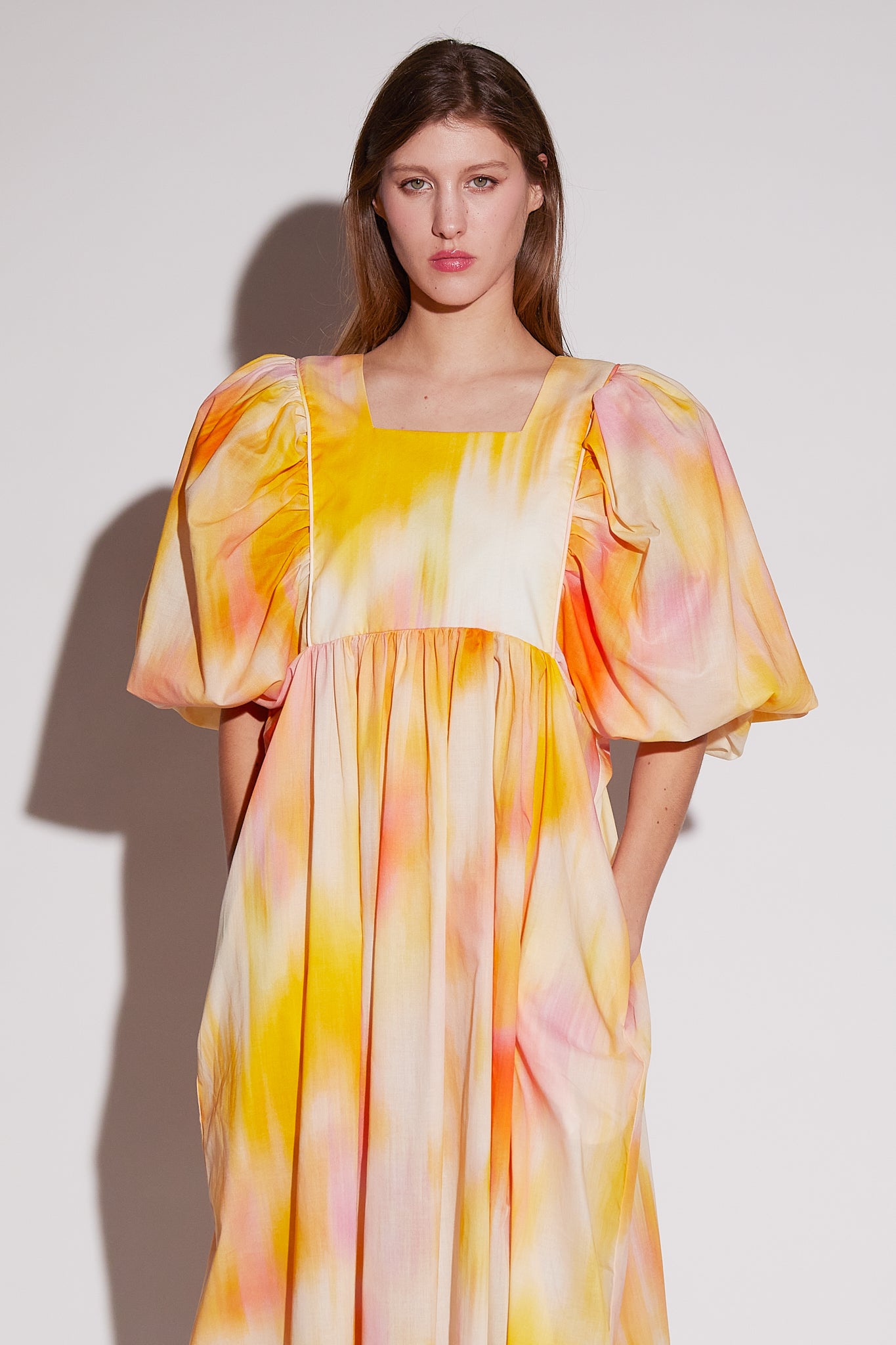 PEGGY DRESS PEACH