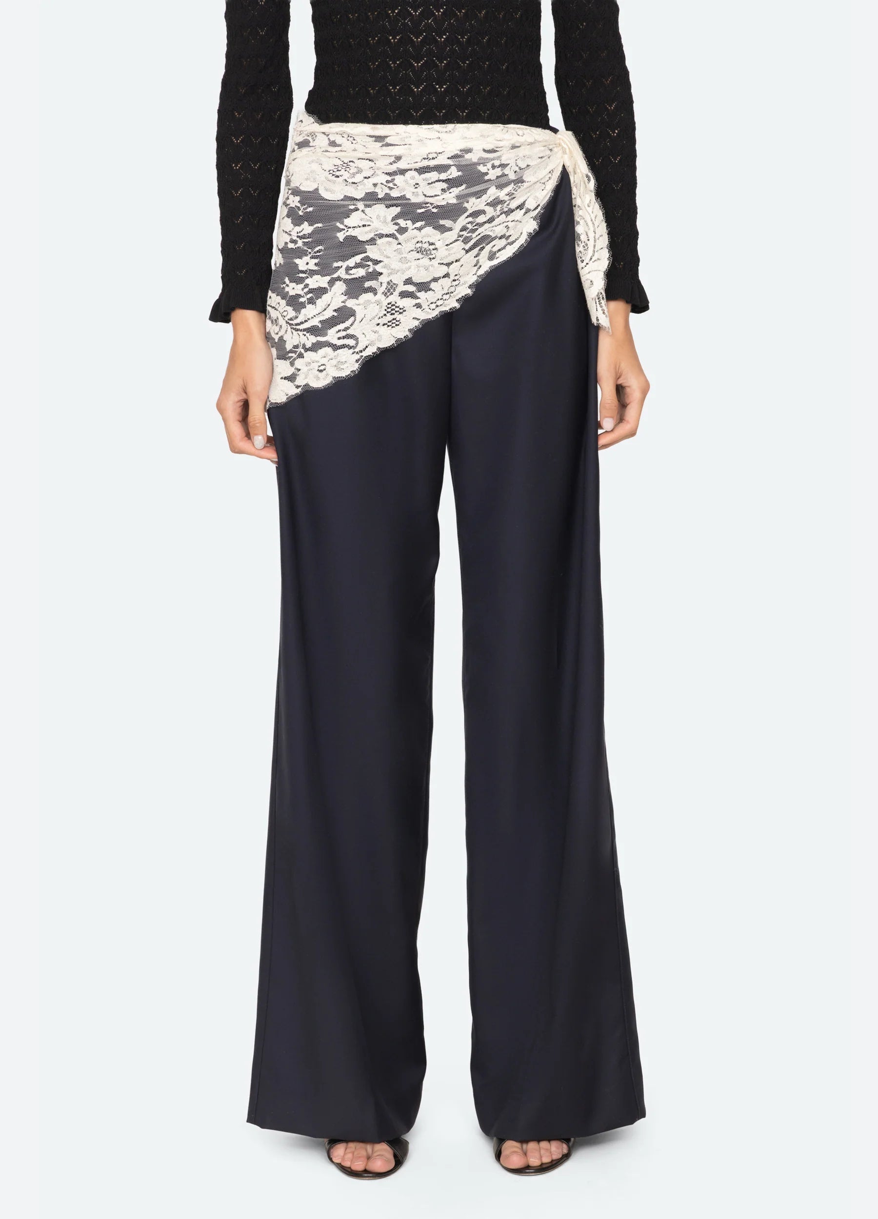 FIORA TROPICAL WOOL PANTS