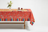 SWISS RED VERONESE Tablecloth 180x350cm