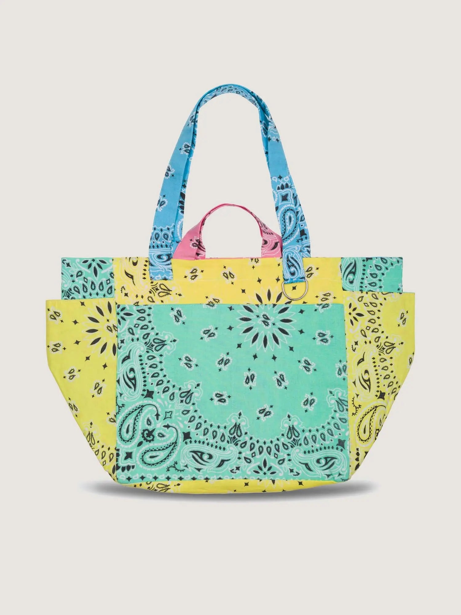 PICNIC BAG - MINT/COLORBLOCK