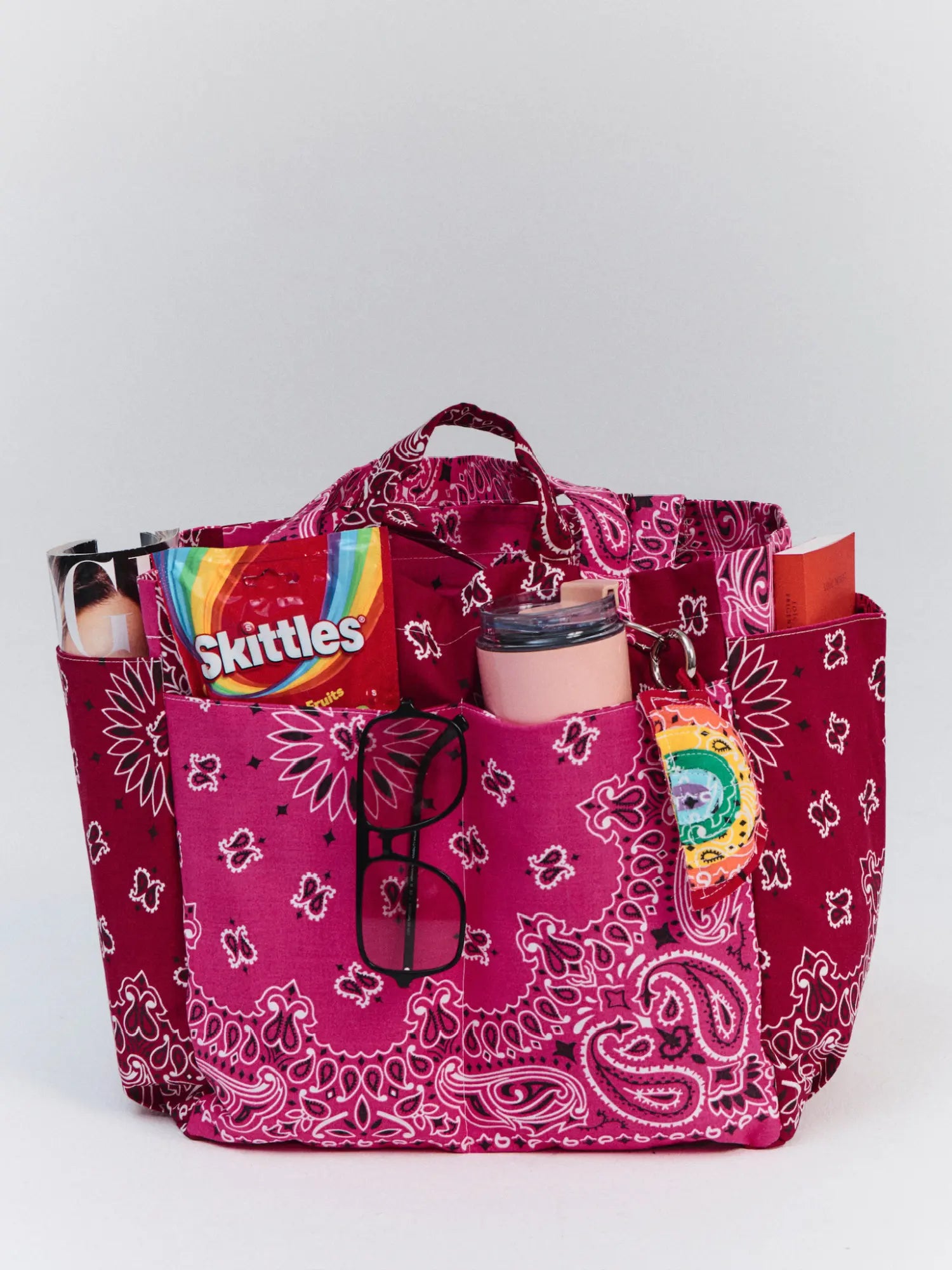 PICNIC BAG - FUSHIA/BURGUNDY