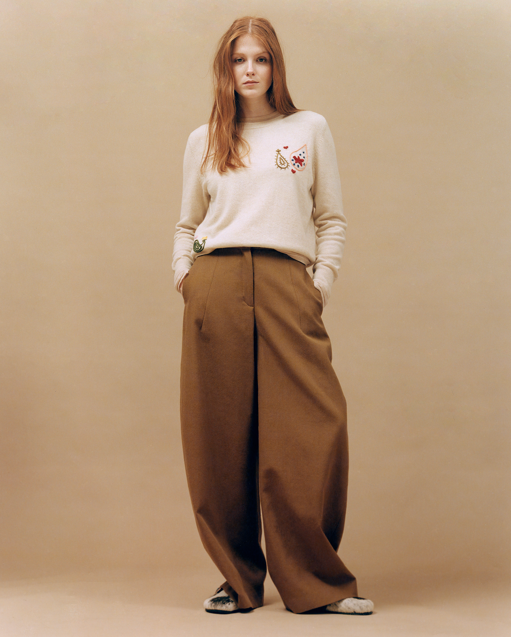 CASHMERE PAISLEY CREAM