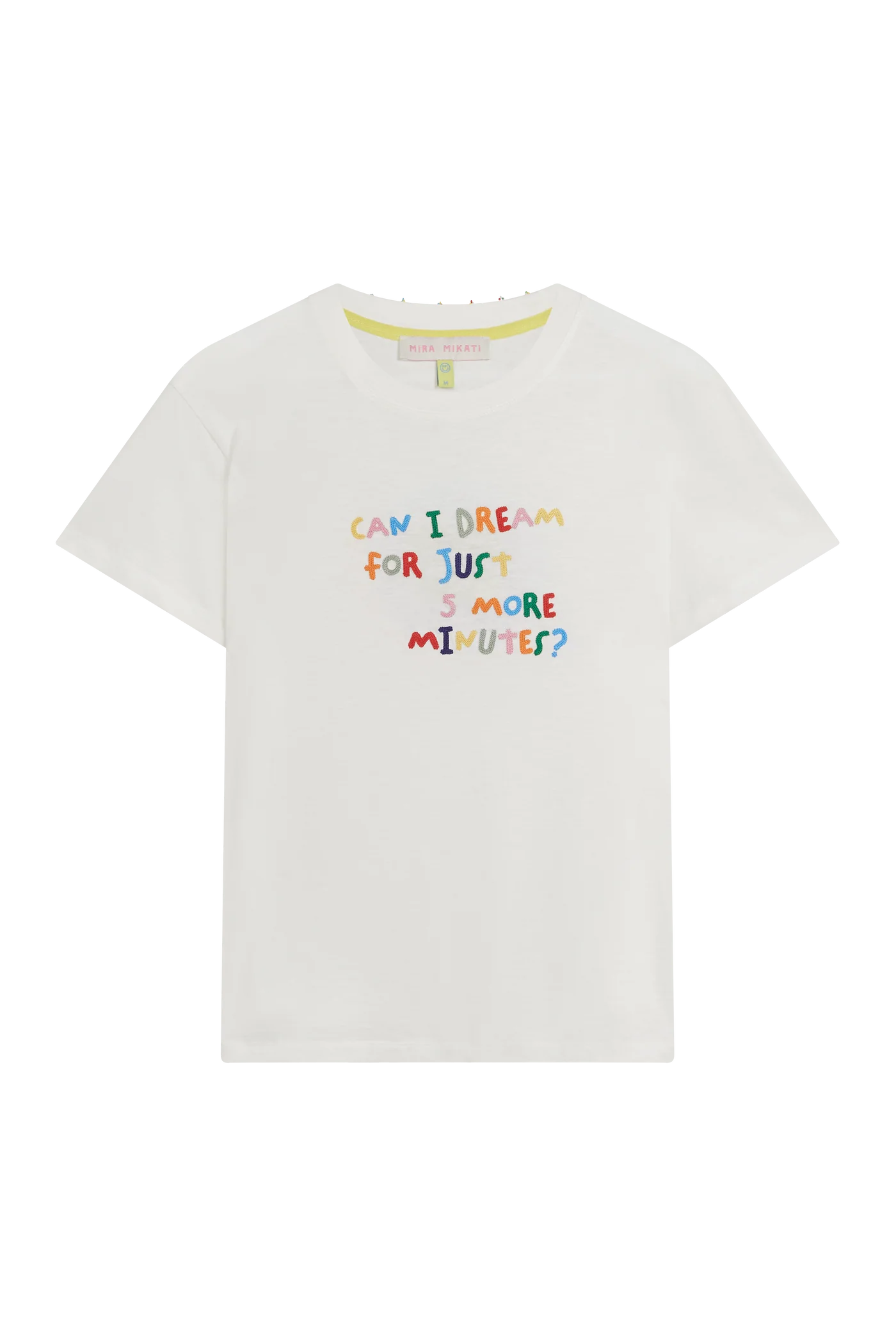 Can I Dream for five minutes embroidered Tee