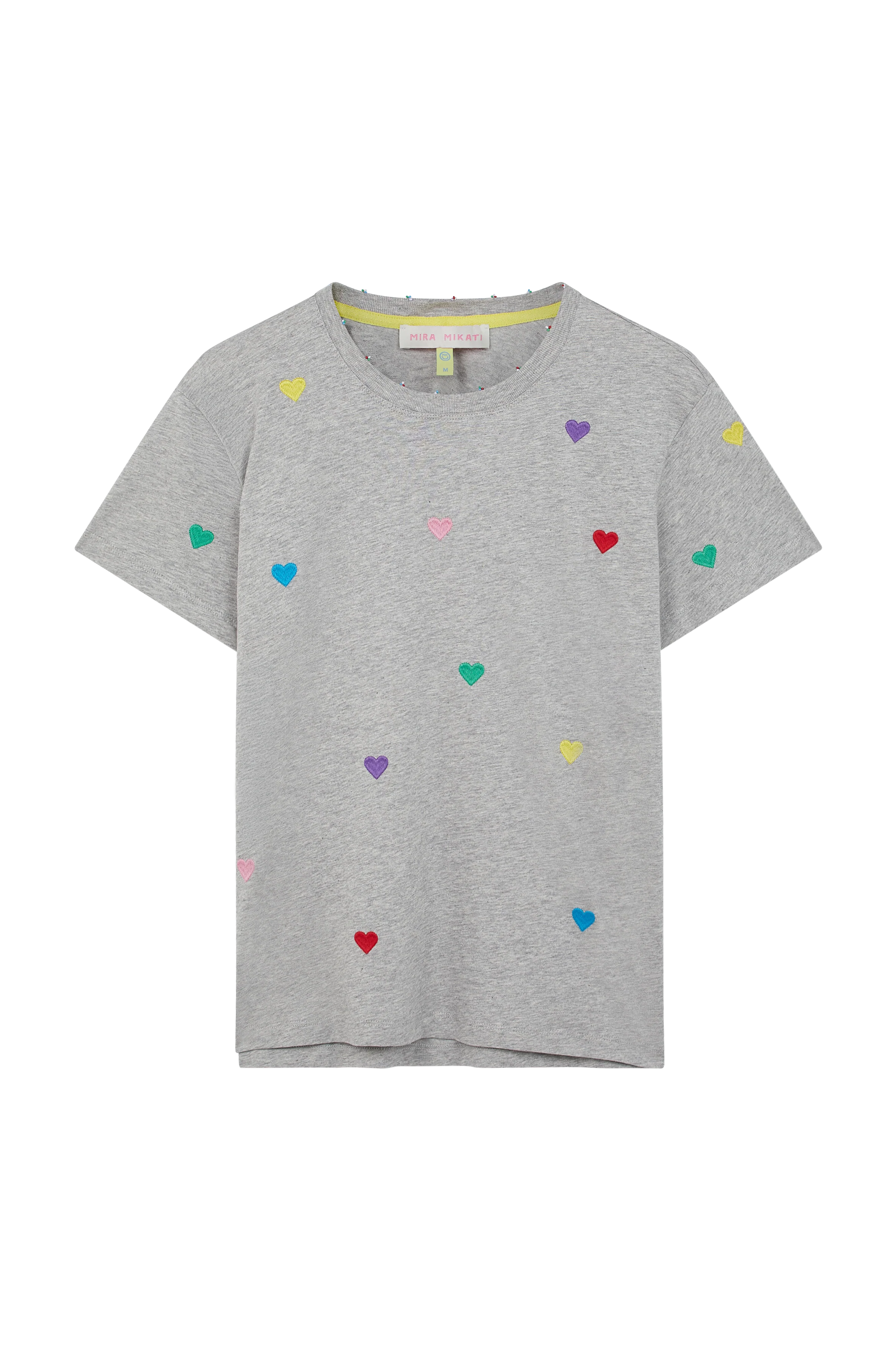 EMBROIDERED HEART T-SHIRT