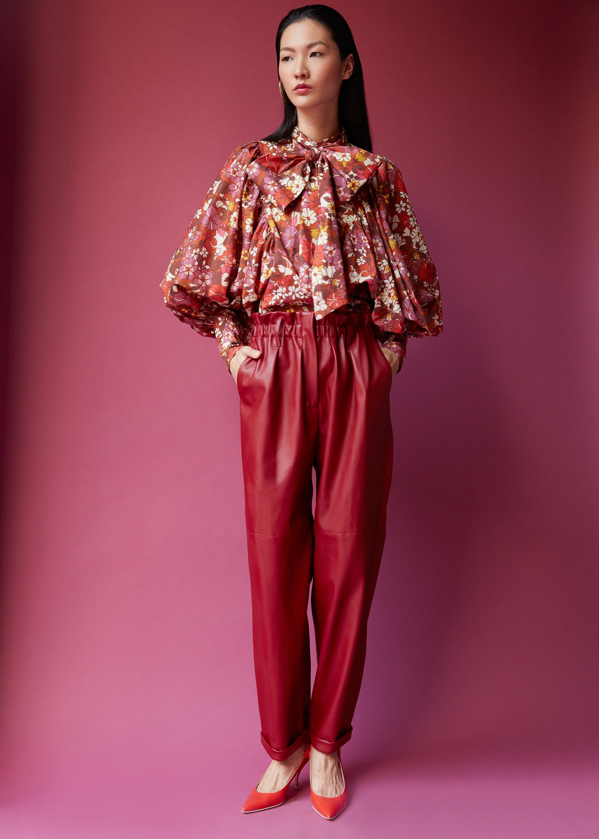 CELESTE BLOUSE PRUNE