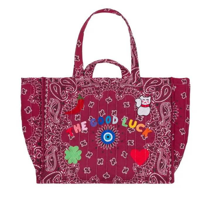 MAXI QUILTED - THE GOOD LUCK - BURGUNDY